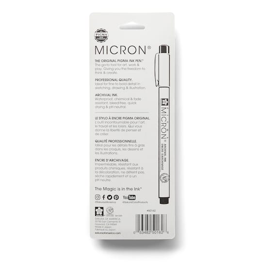 Micron® Fine & Bold Line Light Cool Gray Pen Set
